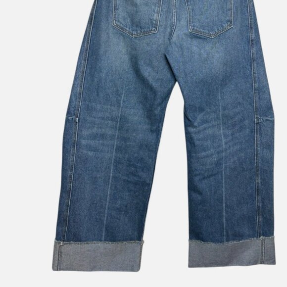 B Sides Relaxed Cuffed Lasso Jean Vista Blue sz 25 - Picture 6 of 8